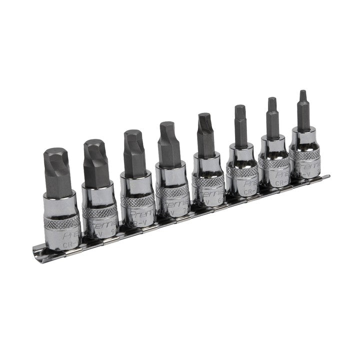 Sealey Lock-On Hex Socket Bit Set For Damaged Screws