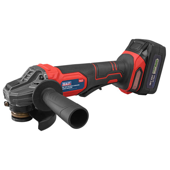 4.5" Cordless Angle Grinder Kit 18V, 3Ah Lithium Battery