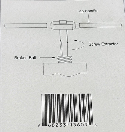 5 Piece Taper Screw Bit Extractor Set From Genius Tools