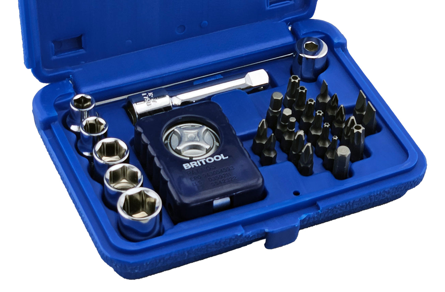 Compact Palm Ratchet Tool Kit Ideal for Push Bike Repairs from Britool Hallmark