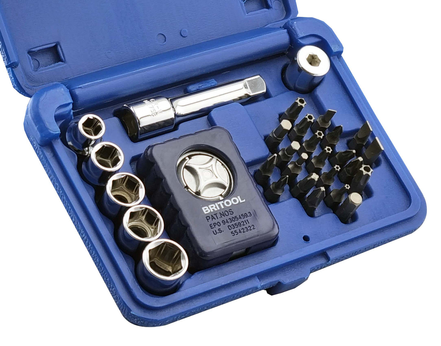 Compact Palm Ratchet Tool Kit Ideal for Push Bike Repairs from Britool Hallmark