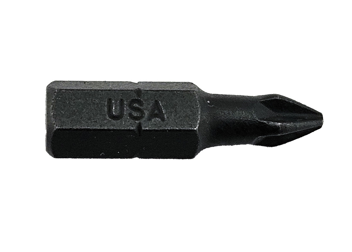 Usa Phillips Ph1 Screwdriver Bit - 1/4" Shank (Pack Of 5)