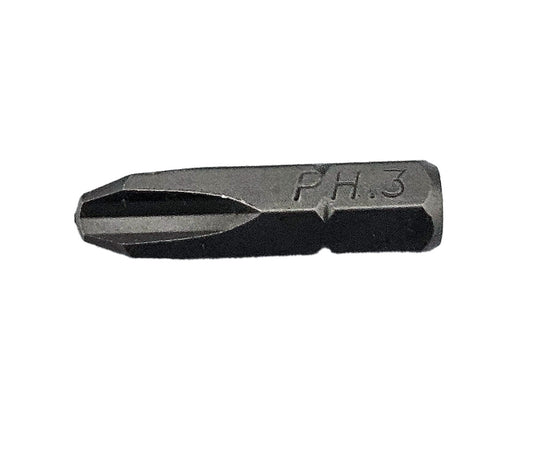 Phillips Ph3 Screwdriver Bit - 1/4" Shank (Pack Of 5)