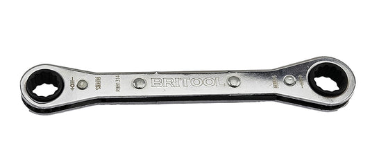 Britool Hallmark Ratcheting Box Wrench / Ring Spanner 13 X 14mm - Rbb1314