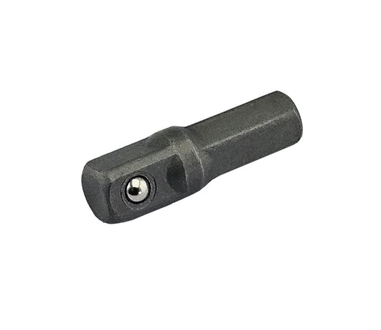 1/4" Drive Adapter With 1/4" Hexagon Shank For Bit Drivers