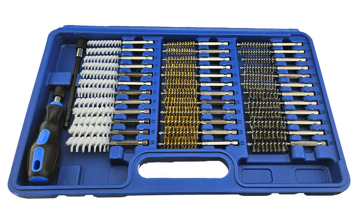 38Pc Automotive Injector Bore Cleaning Brush Assortment