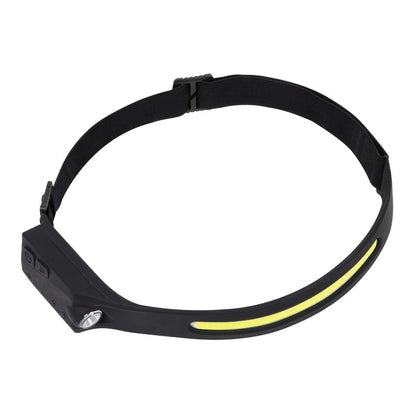 230 Degrees Wide Beam Silicone Rechargeable Head Torch 350 Lumens