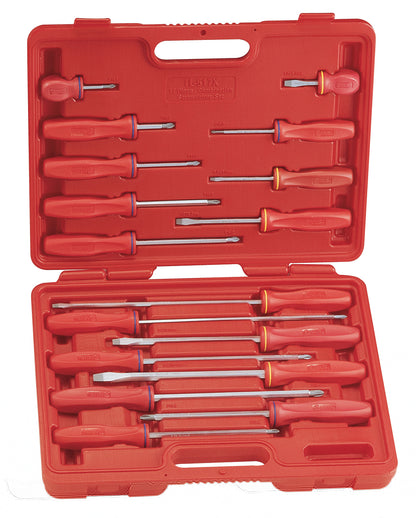 17Pc Combination Screwdriver Set Genius Tools Tl-517X