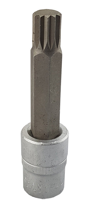 1/2" Drive M14 Spline (Xzn) Bit Socket 100mm Long