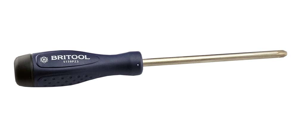 Britool Pozidriv Blade Screwdriver Pz3