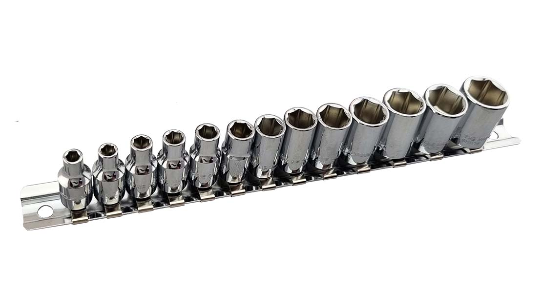 1/4" Drive Socket Set (6 Point) 4-14mm From Britool Hallmark