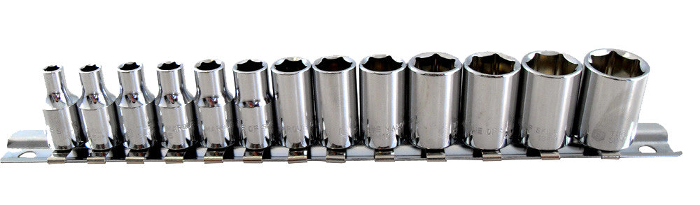 1/4" Drive Socket Set (6 Point) 4-14mm From Britool Hallmark